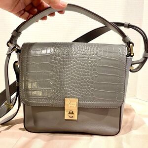 Radley London Dorset Street Croc Embossed Leather Crossbody Bag